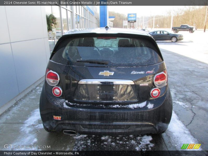 Black Granite Metallic / Jet Black/Dark Titanium 2014 Chevrolet Sonic RS Hatchback
