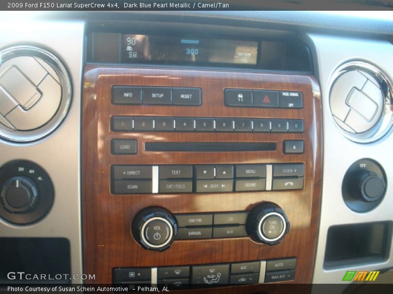 Dark Blue Pearl Metallic / Camel/Tan 2009 Ford F150 Lariat SuperCrew 4x4