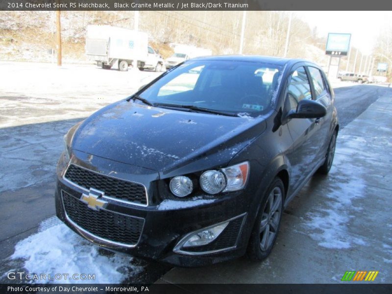 Black Granite Metallic / Jet Black/Dark Titanium 2014 Chevrolet Sonic RS Hatchback