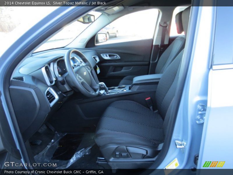 Silver Topaz Metallic / Jet Black 2014 Chevrolet Equinox LS
