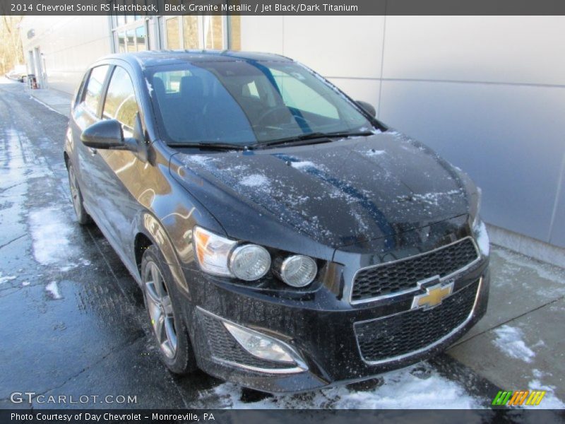 Black Granite Metallic / Jet Black/Dark Titanium 2014 Chevrolet Sonic RS Hatchback