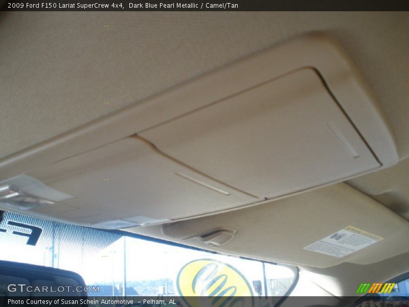 Dark Blue Pearl Metallic / Camel/Tan 2009 Ford F150 Lariat SuperCrew 4x4