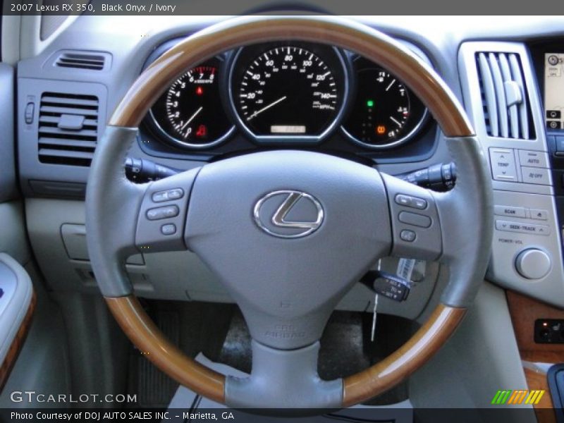 Black Onyx / Ivory 2007 Lexus RX 350