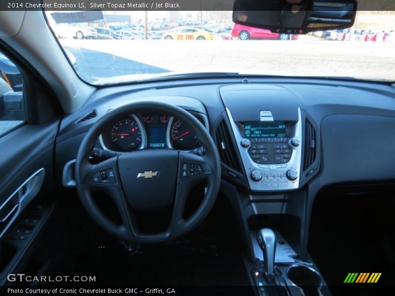 Silver Topaz Metallic / Jet Black 2014 Chevrolet Equinox LS