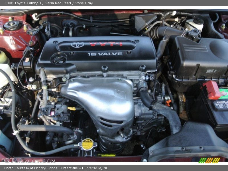 Salsa Red Pearl / Stone Gray 2006 Toyota Camry LE