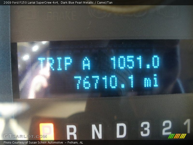Dark Blue Pearl Metallic / Camel/Tan 2009 Ford F150 Lariat SuperCrew 4x4