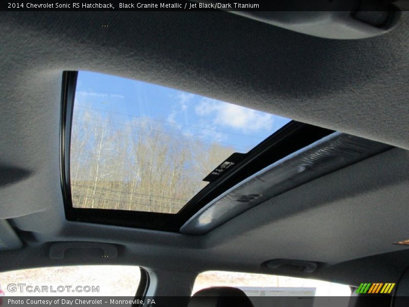 Black Granite Metallic / Jet Black/Dark Titanium 2014 Chevrolet Sonic RS Hatchback