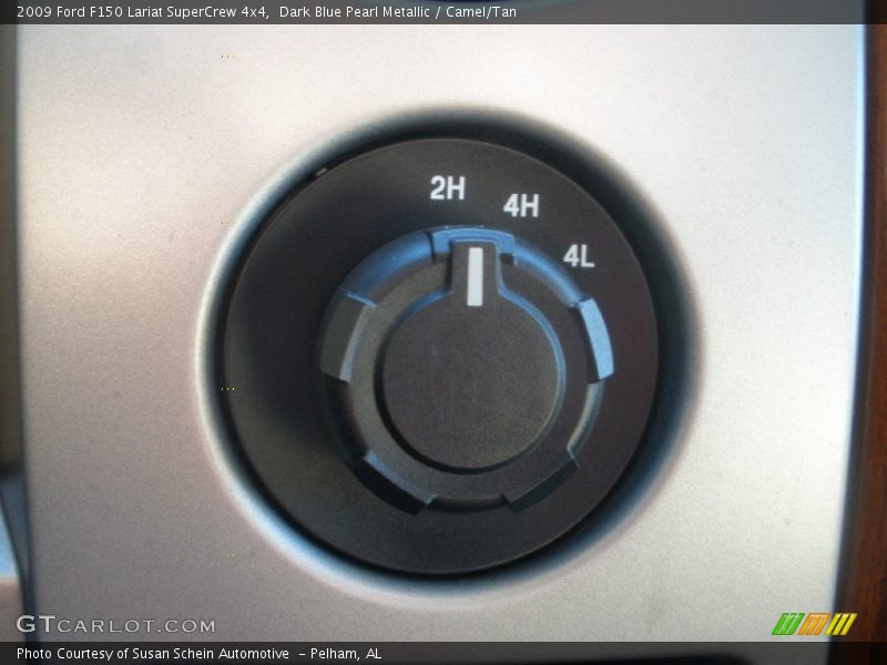Dark Blue Pearl Metallic / Camel/Tan 2009 Ford F150 Lariat SuperCrew 4x4