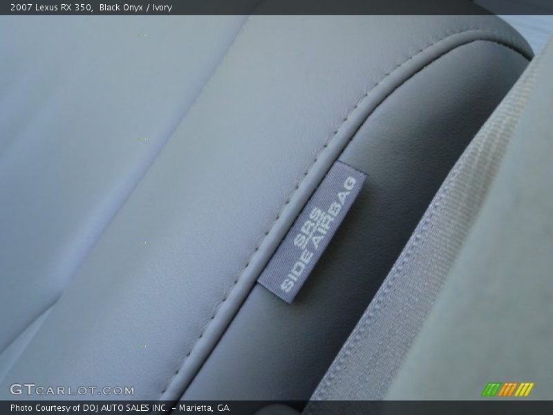 Black Onyx / Ivory 2007 Lexus RX 350