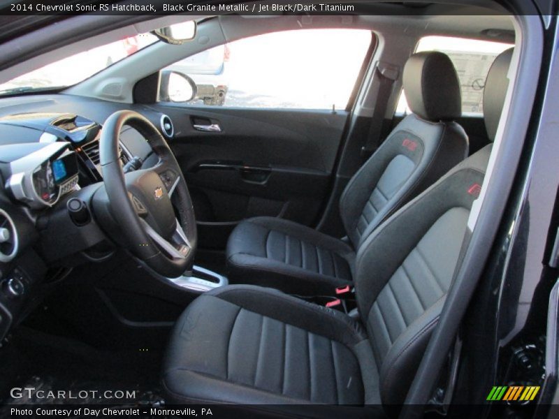 Black Granite Metallic / Jet Black/Dark Titanium 2014 Chevrolet Sonic RS Hatchback