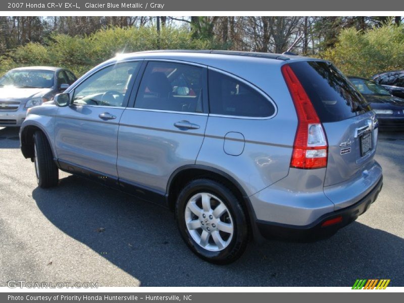 Glacier Blue Metallic / Gray 2007 Honda CR-V EX-L