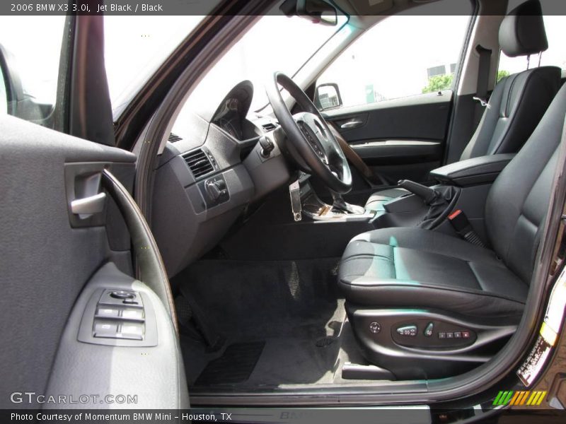 Jet Black / Black 2006 BMW X3 3.0i
