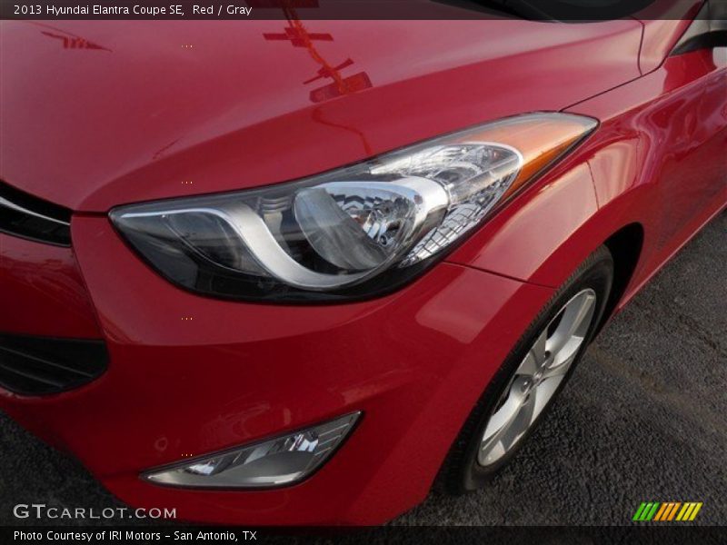 Red / Gray 2013 Hyundai Elantra Coupe SE