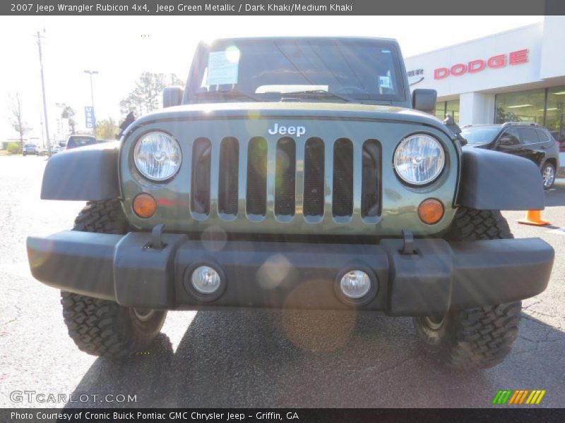 Jeep Green Metallic / Dark Khaki/Medium Khaki 2007 Jeep Wrangler Rubicon 4x4