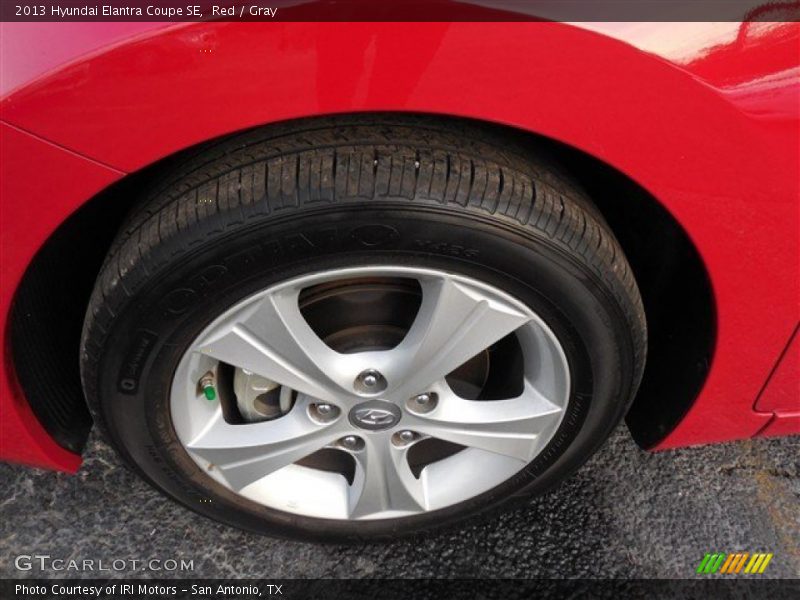 Red / Gray 2013 Hyundai Elantra Coupe SE