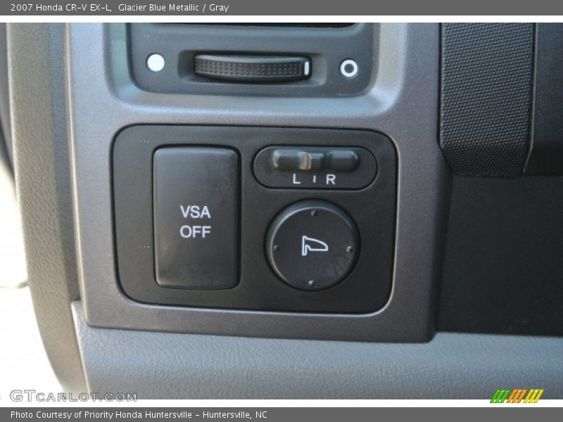 Glacier Blue Metallic / Gray 2007 Honda CR-V EX-L