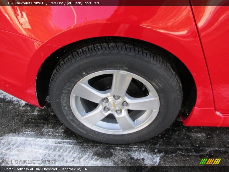 Red Hot / Jet Black/Sport Red 2014 Chevrolet Cruze LT