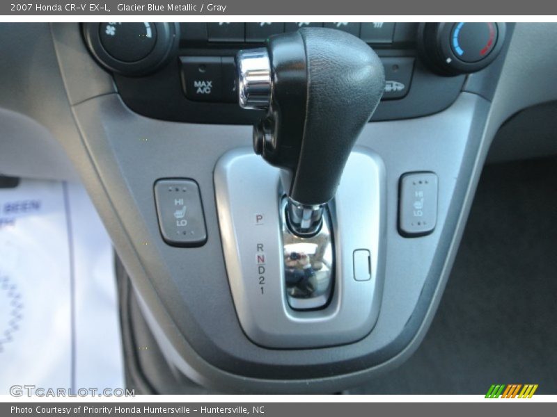 Glacier Blue Metallic / Gray 2007 Honda CR-V EX-L