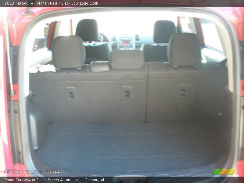 Molten Red / Black Soul Logo Cloth 2013 Kia Soul +