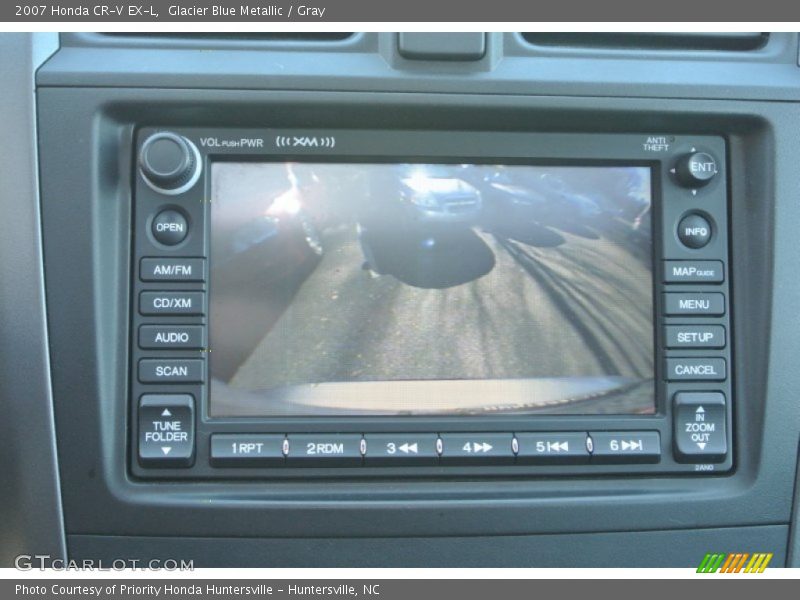 Glacier Blue Metallic / Gray 2007 Honda CR-V EX-L