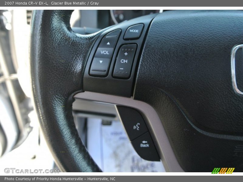 Glacier Blue Metallic / Gray 2007 Honda CR-V EX-L