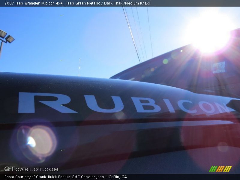 Jeep Green Metallic / Dark Khaki/Medium Khaki 2007 Jeep Wrangler Rubicon 4x4