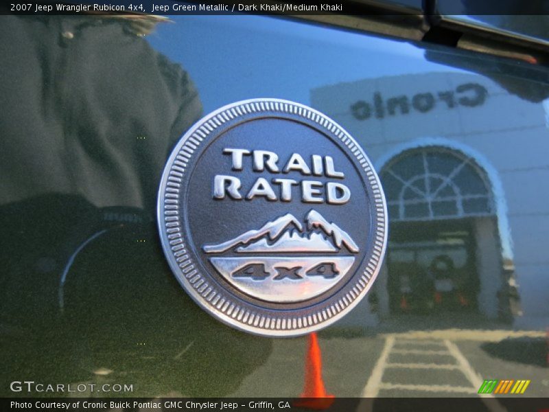 Jeep Green Metallic / Dark Khaki/Medium Khaki 2007 Jeep Wrangler Rubicon 4x4