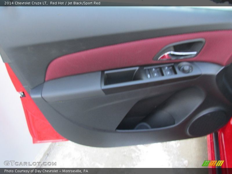 Red Hot / Jet Black/Sport Red 2014 Chevrolet Cruze LT