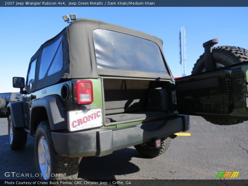 Jeep Green Metallic / Dark Khaki/Medium Khaki 2007 Jeep Wrangler Rubicon 4x4