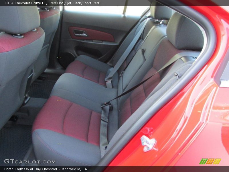 Red Hot / Jet Black/Sport Red 2014 Chevrolet Cruze LT