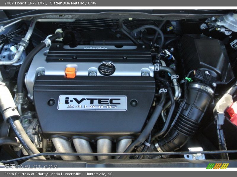 Glacier Blue Metallic / Gray 2007 Honda CR-V EX-L