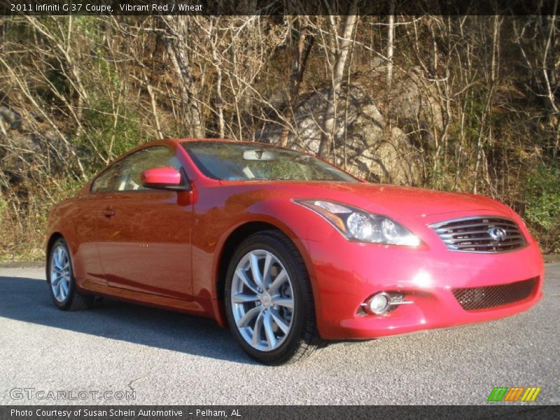 Vibrant Red / Wheat 2011 Infiniti G 37 Coupe