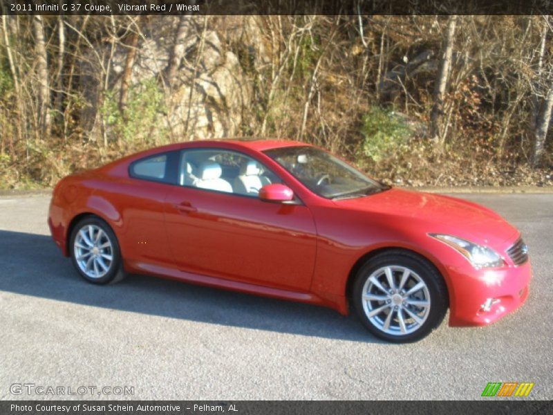 Vibrant Red / Wheat 2011 Infiniti G 37 Coupe