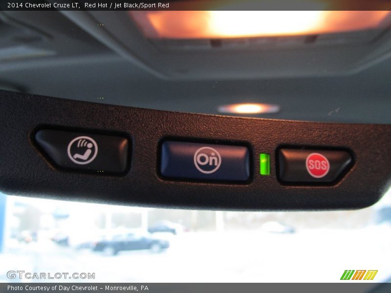 Red Hot / Jet Black/Sport Red 2014 Chevrolet Cruze LT