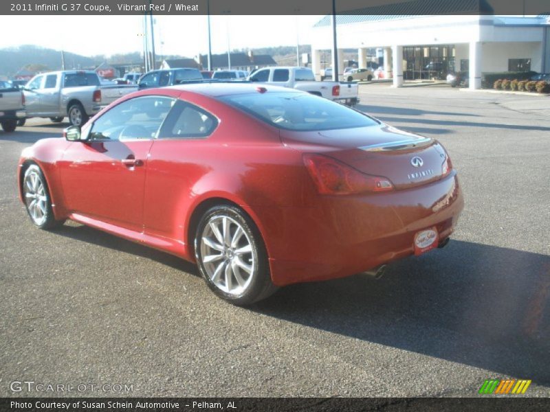 Vibrant Red / Wheat 2011 Infiniti G 37 Coupe