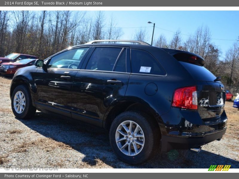 Tuxedo Black / Medium Light Stone 2014 Ford Edge SE