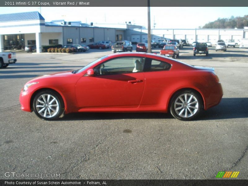 Vibrant Red / Wheat 2011 Infiniti G 37 Coupe