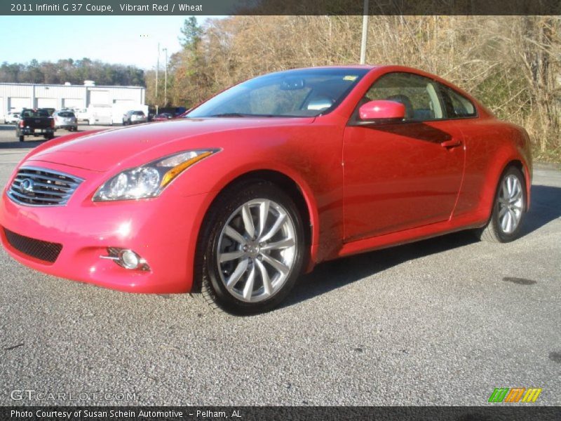 Vibrant Red / Wheat 2011 Infiniti G 37 Coupe