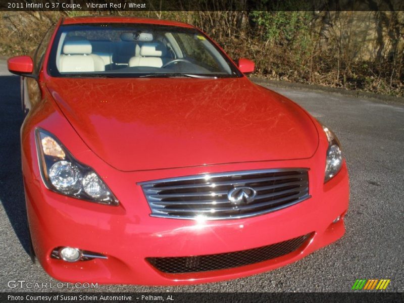 Vibrant Red / Wheat 2011 Infiniti G 37 Coupe