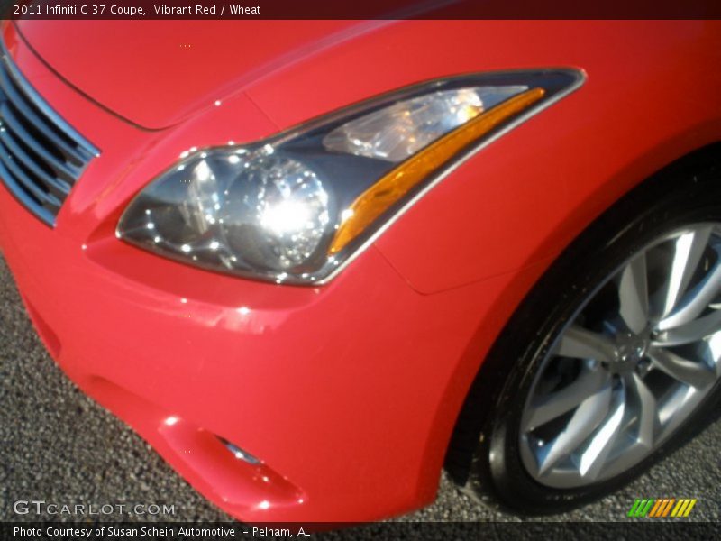 Vibrant Red / Wheat 2011 Infiniti G 37 Coupe