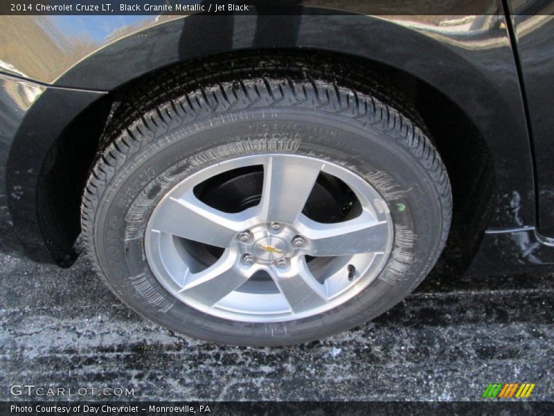 Black Granite Metallic / Jet Black 2014 Chevrolet Cruze LT