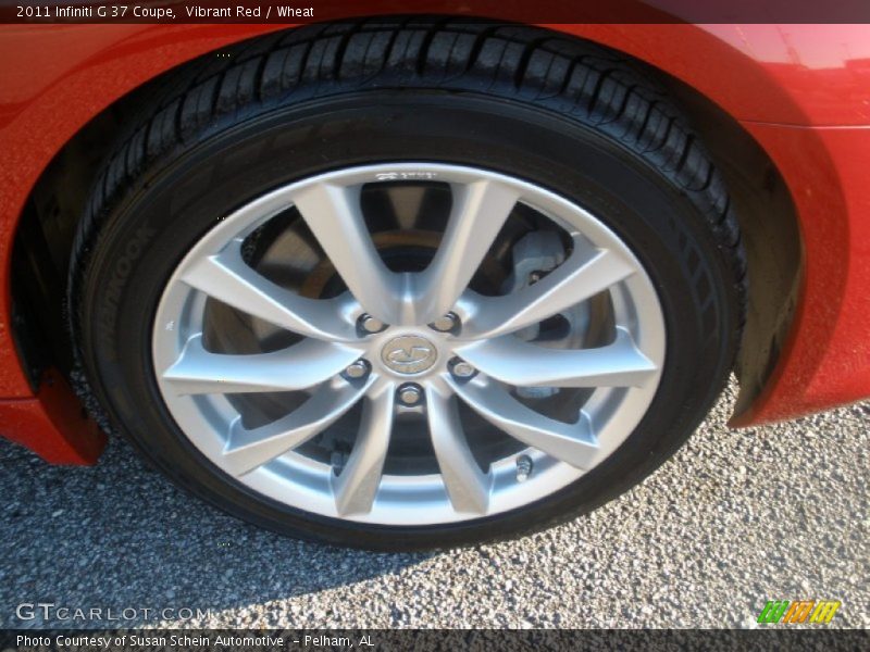Vibrant Red / Wheat 2011 Infiniti G 37 Coupe
