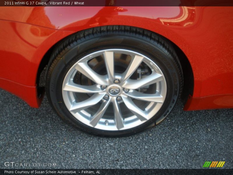 Vibrant Red / Wheat 2011 Infiniti G 37 Coupe