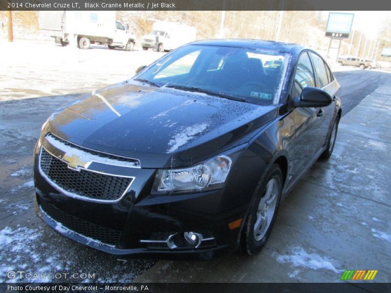 Black Granite Metallic / Jet Black 2014 Chevrolet Cruze LT