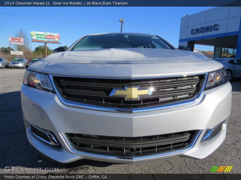 Silver Ice Metallic / Jet Black/Dark Titanium 2014 Chevrolet Impala LS