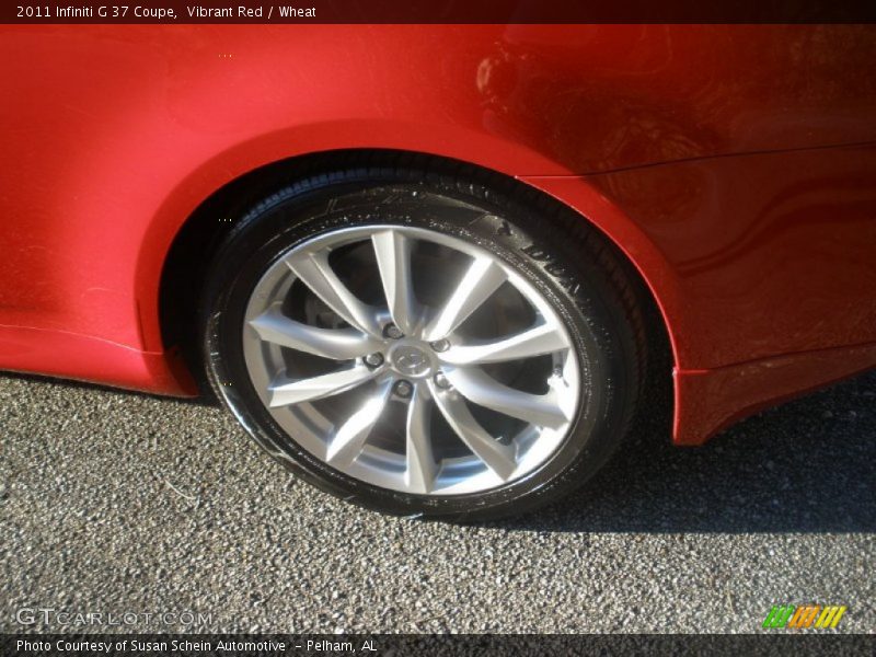Vibrant Red / Wheat 2011 Infiniti G 37 Coupe