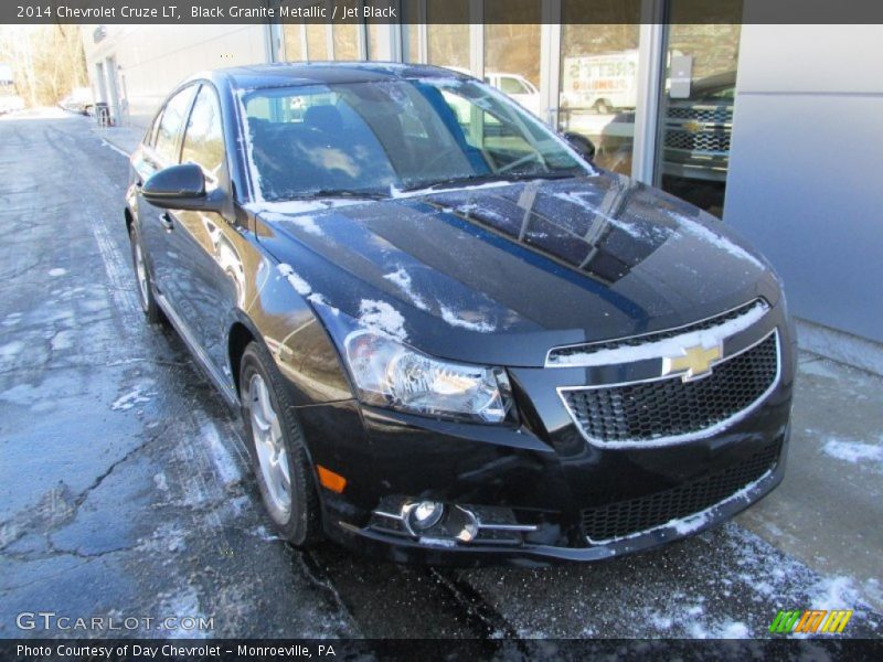 Black Granite Metallic / Jet Black 2014 Chevrolet Cruze LT