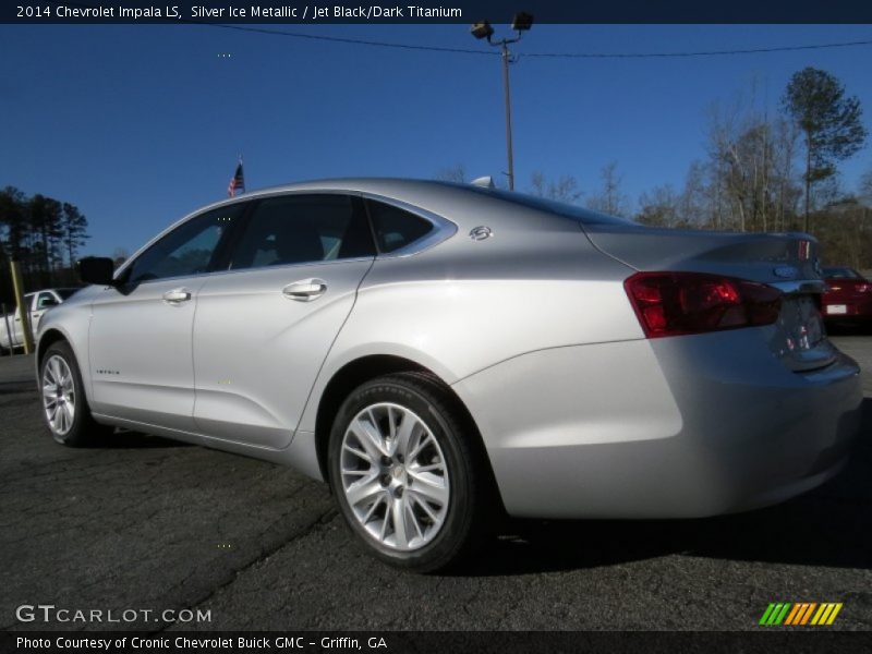 Silver Ice Metallic / Jet Black/Dark Titanium 2014 Chevrolet Impala LS