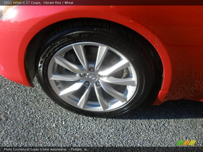 Vibrant Red / Wheat 2011 Infiniti G 37 Coupe