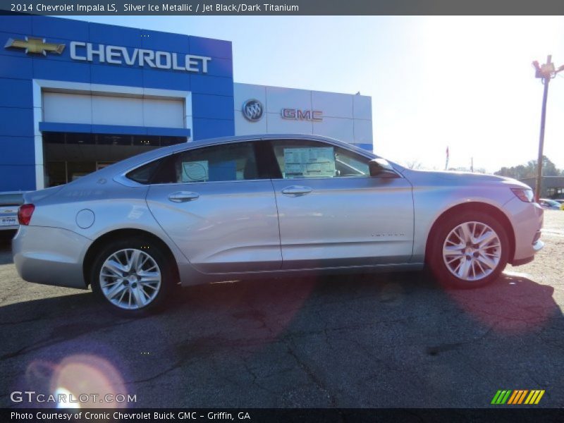 Silver Ice Metallic / Jet Black/Dark Titanium 2014 Chevrolet Impala LS